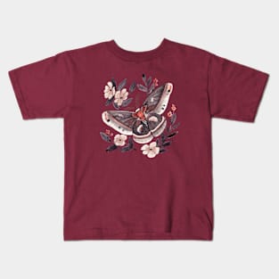 Cecropia Moth Kids T-Shirt